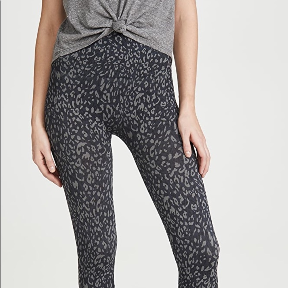 Spanx look at me now grey blue leopard leggings‎